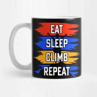 Vintage Rock Climbing Mug